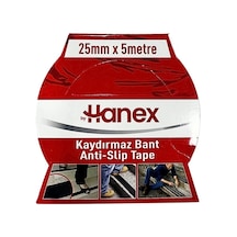 25 Mm X 5 M Siyah Kaydırmaz Bant
