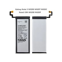 Samsung Galaxy Uyumlu Note 5 Kalitesinde Batarya Pil -sm-n920 Kalitesinde Batarya