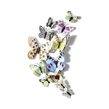 Xiyyadms 3d Kelebek Duvar Çıkartması - Dekoratif Ev Süsü, Çocuk Odası Ve Yatak Odası İçin Dayanıklı Dıy Aksesuar Diğer