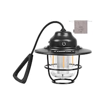 Moveevo Twilight Black Ipx4 Kampa Işığı, 4 Seviye Ayar, 1200mah Batarya, 5-80 Saat Süre, Gölge Ve Beyaz Led Işık, Çadır Ve Ev İçin Çok Renkli