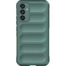 Samsung Galaxy  Uyumlu,  A15 4g Kılıf Optimum Silikon - Koyu Yeşil