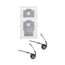 Roborock Q7 M5 & Q7 M5+ Uyumlu 2 Adet Yan Fırça 2 Adet Toz Torbası