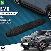 S-dizayn Kia Sorento 3 Evo Siyah Yan Basamak 183 Cm 2014-2020 A+ Kalite