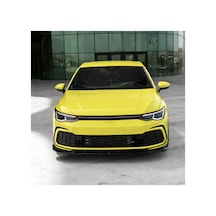 Volkswagen Golf 8 R Line 2020-2024 Ön Lip Piano Black Ön Tampon Alt Eki