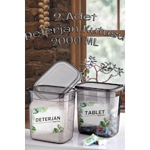 2 Adet Etiketli Detarjan Kutusu 2000 Ml