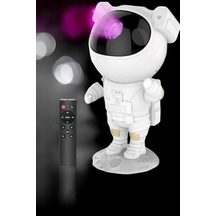 Astronot Bluetooth Hoparlör Gökyüzü Projektör Gece Lambası -