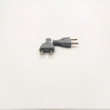 Dekoratif Yassı Gri Renk Erkek Fiş