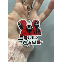 Squid Game Sevimli Figür Karakter Anahtarlık Çok Renkli