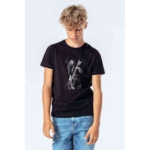 Tshirthane Dimebag Darrell Baskılı Unisex Çocuk Siyah T-Shirt