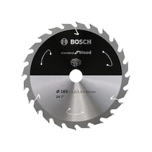 Bosch Standard For Wood 165 x 1.5/1 x 20 T24 Ahşap Daire Testere Bıçağı - 2608837685