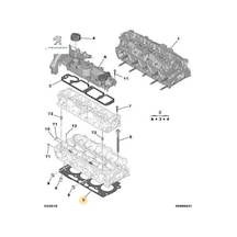 Silindir Kapak Contasi 207-208 Peugeot Av2q6051ba Peugeot 0209.hj