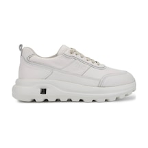 Tamer Tanca Erkek Hakiki Deri Beyaz Sneakers & Spor Ayakkabı 298 3160-30219 Erk Ayk Sk25-26 Kırık Beyaz Beyaz