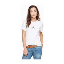 Basketbol Baskılı Beyaz Kadın Tshirt (534649713)
