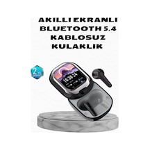 Mey İthalat Aktif Gürültü Engelleme Özellikli Kablosuz Kulaklık Akıllı Ekranlı Şarj Kutusu