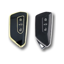 Golf 8, Seat Leon,skoda Superb,cupra Fermentor Vb. Nano Yüksek Kalite Silikon Kumanda Kılıfı Siyah