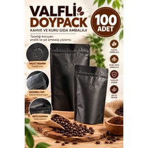 Valfli Doypack Ambalaj Poşeti 16x24,5+8 Cm 100 Adet Şeffaf
