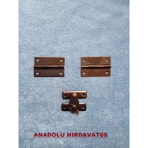 Anadoluhirdavat Dekoratif Tavla Ve Mini Kutu Menteşe Ve Klips Antik Eskitme Renk (309967957)