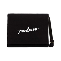 Pulsar Logo Siyah Kanvas Postacı Çantası