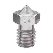 Koodmax 3d Yazıcı E3d V5-v6 Mk8 Extruder 1.75mm / 0.4mm Paslanmaz Çelik Nozzle M6