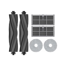 Dreame L10s Pro Ultra Head İle Uyumlu Kauçuk Fırça Hepa Mop Seti-6 Parça Renk 13