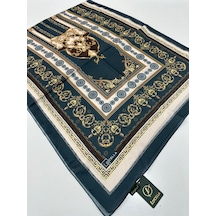 Locella İdol Saten İpek Şal Lwr1103-43775 Çok Renkli