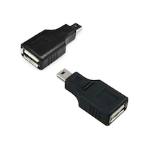 Usb Dişi 5 Pin Mini Usb Erkek Çevirici, Otg Araç Aux Çevirici Otg Adaptör