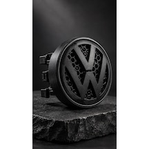 Volkswagen Uyumlu Bal Peteği Detaylı Ön Panjur Amblemi - Custom 3d Logo Panjur Arması