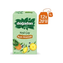 Doğadan Yeşil Çay Açai Ananaslı 12 x 20'li