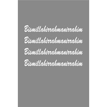 Bismillahirrahmanirrahim Besmele Kapı Kolu Sticker 8 Adet
