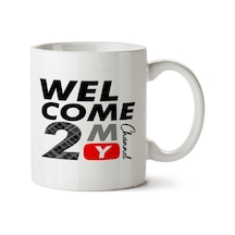 Youtubers Welcome 2 My Channel Vloggers Edition İki Tarafı Baskılı Kupa Bardak Çok Renkli