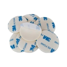 Yuvarlak Kesim Güçlü Çift Taraflı Köpük Bant 30 Mm Çap 100 adet