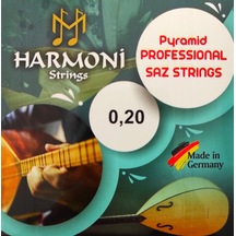 Harmoni Strings Hrm20P Pyramid Uzun Sap Saz Bağlama Teli Takım Pr