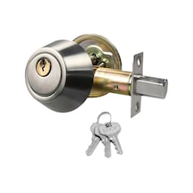 Chuangyinshop Tek Taraflı Silindirli Ölü Kilit Hırsızlık Önleyici Paslanmaz Çelik Kapı Donanımı