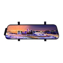 1080p Dvr Araç İçi Kamera Ön Ve Arka Çift Kamera 9.66 İnç Dokunmatik Ekranlı Sürüş Kaydedici 170 Geniş Aç