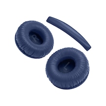 Jbl İçin Tune 250 450bt 460bt 500 500bt 510bt 520bt 560bt 600bt 600btnc 660nc Modelleri İle Uyumlu Yumuşak Ve Rahat Kulaklık Pedi Ve Kafa Yastığı Mavi, Kulaklık Pedi + Kafa Yastığı
