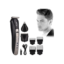 3'ü 1 Arada Elektrikli Saç Kesme Makinesi, Saç Kesme Makinesi, Sakal Düzeltme Makinesi, Saç Kesme Makinesi, Burun Düzeltme Makinesi, Sakal Düzeltme Makinesi, Şarj Edilebilir, 4 Çerçeve Tarağı İle