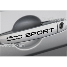 Oto Sticker Fiat 500 Sport Kapı Kolu Ve Jant Sticker 8 Adet