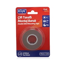 Kraf Montaj Bandı Çift Taraflı Extra Güçlü Dış Mekan 19mmx1,5m
