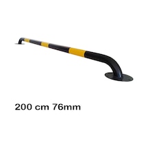 Otopark Araç Durdurucu Otopark Stoperi Araç Stoperi 200cm Ø76mm 3mm