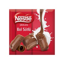 Nestle Kare Çikolata 60 G Sütlü - Bol Sütlü Lezzet 8'li Avantaj Paketi - 8 Adet Tarı