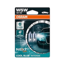 Osram Cool Blue Intense Nex Gen T10 4000k Beyaz Işık Park Ampulü 2'li Set