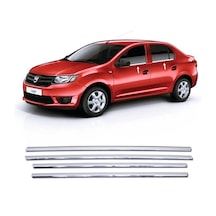 Dacia Logan Sedan Krom Cam Çıtası 4 Prç P.çelik 2012 Ve Üzeri