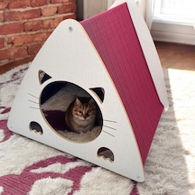 Ed Pet Dizayn Efes Kedi Köpek Evi . Şık Tasarım Coton Vizör