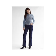 LC Waikiki Alıta Cıty Farkıyla Lcw Vision İndigo Denim Düz İspanyol & Flare Yüksek İspanyol Paça Kadın Jean İndigo - 939981858 İndigo