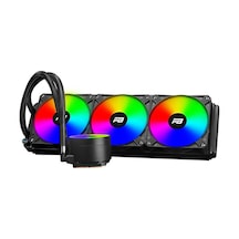Powerboost Noble 360 Raınbow Fanlı 360mm Lga1700/am4/am5 Uyumlu Siyah Sıvı Soğutucu