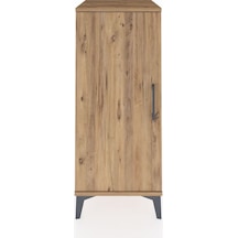 Hyperion Komodin 2 Raflı Tek Kapaklı 44x44x106 Çam-çam Çam