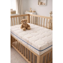 12Cm Cotton Süngerli Bebek Çocuk Beşik Yatağı 70x110 Yıkanabilir Kılıflı Park Yatak Oyun Parkı