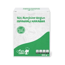 Aşçı Anne Süt Alerjik Ispanaklı Makarna Dirsek - 8+ Ay - 250g