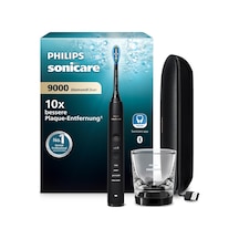 Philips Sonicare Diamondclean 9000 Elektrikli Diş Fırçası, Uygulamalı Sonik Diş Fırçası, Basınç Sensörü, 4 Fırçalama Modu, 3 Yoğunluk Seviyesi, Şarj Camı Ve Usb Seyahat Çantası, Siyah, Model Hx9911/09