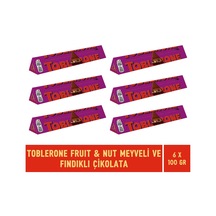 Toblerone Fruit & Nut Meyveli Ve Fındıklı Tablet Çikolata 6 x 100 G